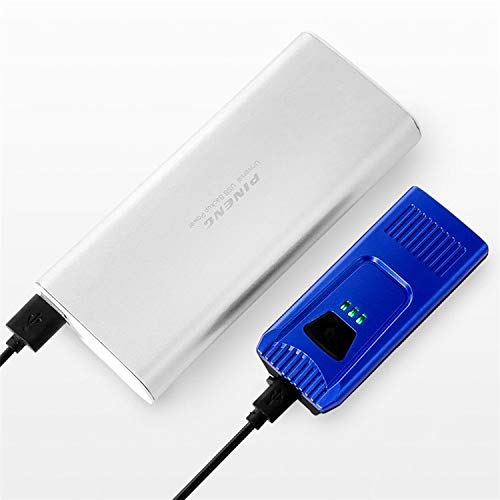 Hanks' sklep 2 szt. reflektory rowerowe światła górskie oświetlenie ładowania USB (kolor: czerwony)