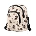 Xumfabuy Cute Dog Cross Body Purse with Adjustable Strap, Paw Print Phone Purse Large Capacity for Phone Cards Lipstick Note, Dachshund Crossbody Bags Special Gifts for Friends Kids Girls