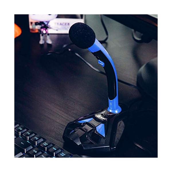 KLIM Voice Desktop USB Mikrofonstand für Laptop Computer - Gaming Mic - Mikrofon PC PS4 Rot/Blau/Grün [ Neue 2022… – Bild 6