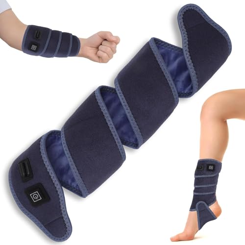 Wrap Around Heating Pad, Versatile Heating Pad for Elbow, Wrist, Ankle, Leg, Body, 3 Heating Levels Strip Type Heating Pad Wrap, 45