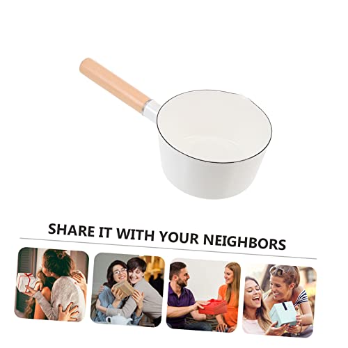 Casserole pot à lait en émail pour repas de bébé sains