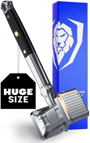 Dalstrong Meat Tenderizer Tool - NEW IMPROVED - Dual Sided, Extra...