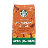 Starbucks Pumpkin Spice Flavored Ground Coffee, 11-Ounce Bags (Pack of 6)