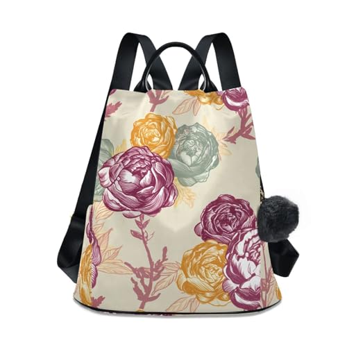 Sac à dos antivol beige femme élégant : protégez vos affaires avec style grâce au multi-poches