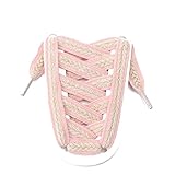Les lacets sont plats et larges, ajoutent du charme à vos chaussures. Les deux extrémités de chaque paire de lacets sont fixes, ce qui est très approprié pour une installation sur des chaussures. En accessoire alternatif, vos chaussures retrouveront leur charme