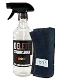 Delete Screen Cleaner Spray Kit, 16oz Bottle and 12