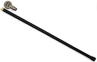 Vista 1 de Snake Eye Tactical Mango de peltre para bastón de caminar de 34.5 pulgadas con pequeño almacenamiento sin hoja