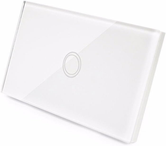 SESOO Smart Wall Switch Remote Homekit Remote Control Switch 1 Gang 1 Way ,RF433 Smart Wall Switch Wireless Remote Control Touch Light Switch (White)
