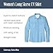 Port Authority Ladies Long Sleeve UV Daybreak Shirt True Navy
