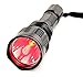 BESTSUN Brightest Waterproof Red Light Flashlight 1000 Lumens 350 Yard Long Range Red Hunting Light Coyote Hog Night Vision Red LED Flashlight Light Lamp Torch with Rechargeable Battery Charger