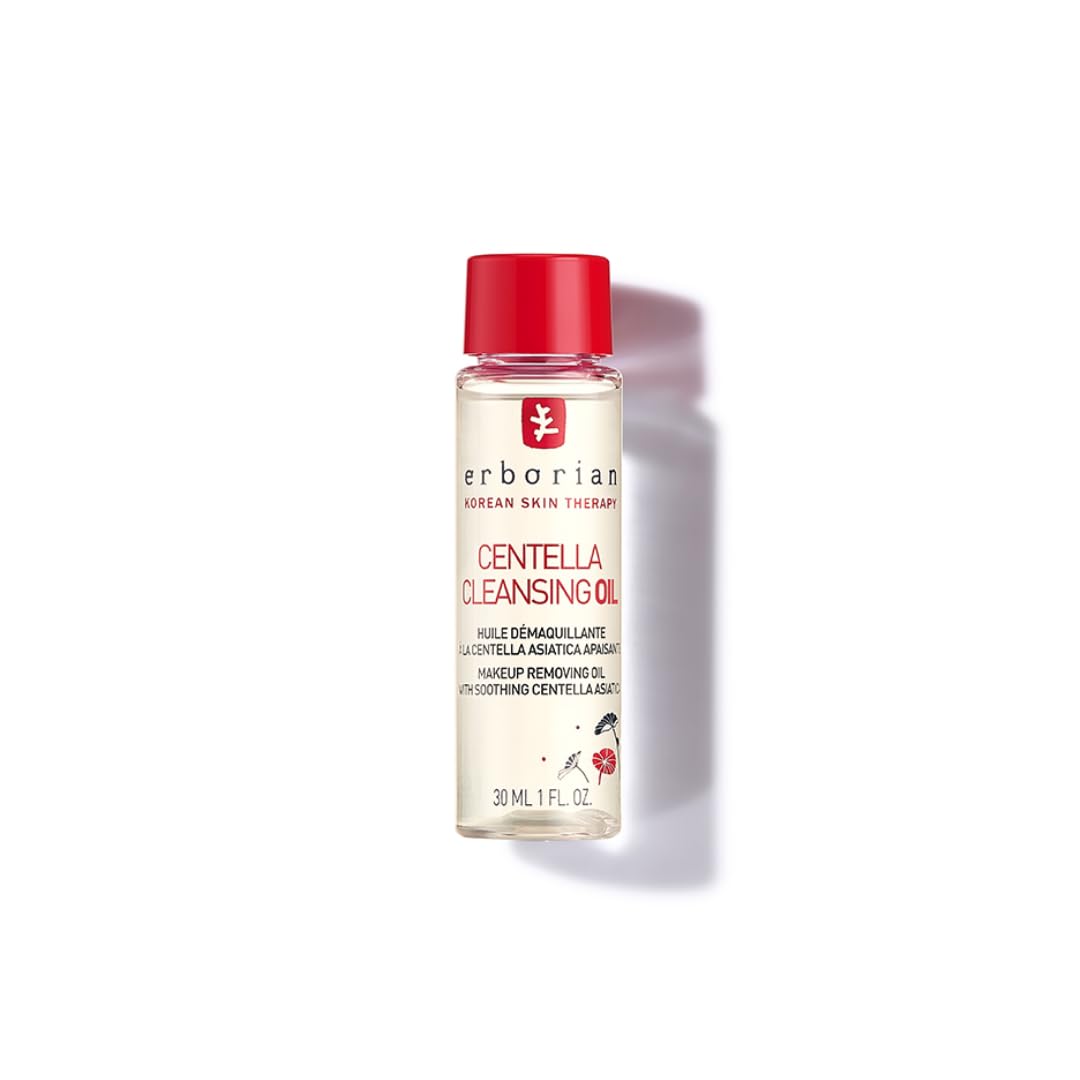 Erborian - Centella Cleansing Oil - Makeup Remover Oil for Face with Centella Asiatica - All Skin Types - Korean Cosmetic Care - 30ml