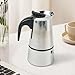 cafetera Moka Pot de acero inoxidable de 2 Imagen de cafetera Moka Pot de acero inoxidable de 2