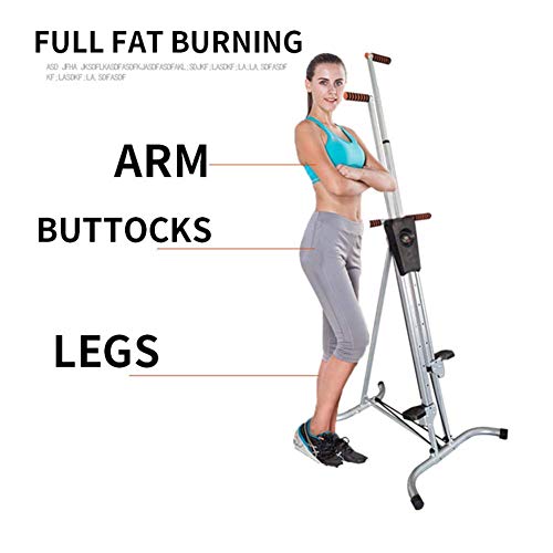 Máquina de escalada vertical para ejercicio aeróbico en casa, plegable, simula escalar una escalera o escalones miniatura 3