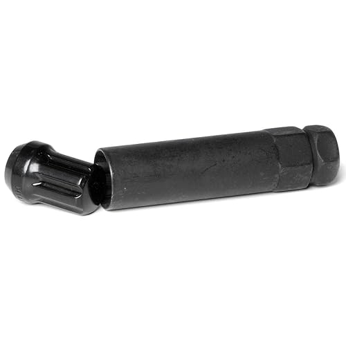 Miniatura 5 de Circuit Performance Spline Drive Tuner Bellota Tuercas de llanta de acero forjado negro 14x1.5 (20 piezas + herramienta) compatible con Dodge