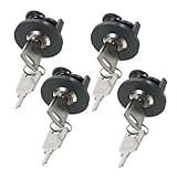 LALAFINA 4pcs Industrial Plug Safety Lock Zinc Alloy Touch Socket Protector Shell for Electrical Outlet Security Easy Installation for Factories and Workshops