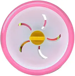 Rodinha Mundo Roedor Super Spin De 17.5cm Para Hamster - Rosa