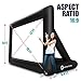 Holiday Styling 16FT Inflatable Outdoor Projector Screen – 200” Blow Up TV & Movie Screen w. Thick, Airtight Material for Portable Front/Rear Projection - Backyard Movie Night, BBQ, Pool Party