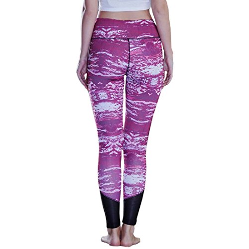 Image of Midwaist Mosaic Quick Dry Workout Gym Yoga Zumba Leggings for Women