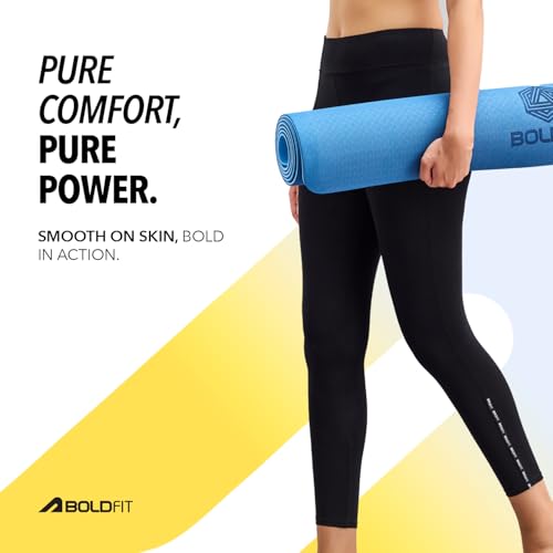 Image of Boldfit Gym Leggings for Women Workout Yoga Tights for Womens Full Length Leggings for Woman Yoga Pants for Woman Workout and Gym Tights Women high Waist