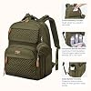 BabbleRoo Diaper Bag Backpack - Travel Large Baby Diaper Bag with Changing pad, Waterproof Baby Bags for Mom & Dad, Unisex Bags with Pacifier Case, Luggage Strap & Stroller Clips Army Green | with Changing Pad, Pacifier Case, Stroller Straps, Multifunction, Waterproof