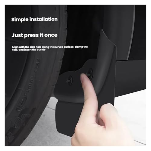 Guardabarros sin perforación para Tesla Model Y 2025 Launch Juniper 4