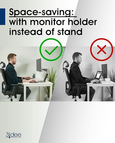 Image of 3IDEE Universal VESA Spacer Compatible with Many Samsung, HP, MSI Monitors (Samsung Odyssey G95C & More) - 30mm Distance - Monitor Mount Adapter (100x100mm)