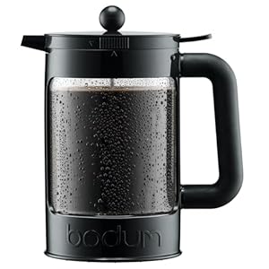Bodum 51oz Cold Brew Coffee Maker, Black – Made in Portugal