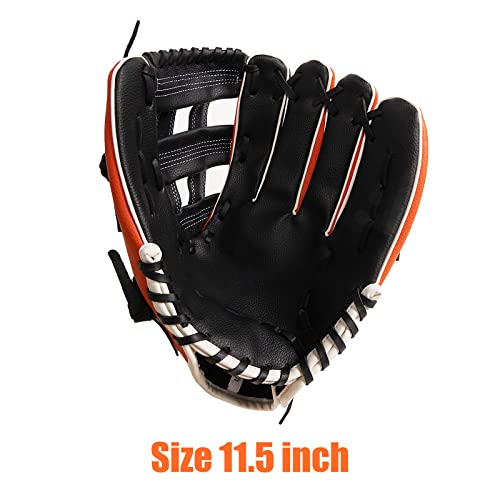 Oeab Sports Baseball And Softball Glove Teeball/Baseball Mitt Left And Right Handed Baseball Infielder's Mitts Fielding Glove For Kids Youth Adult(10.5",11.5",12.5") #TOP2