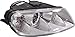 Garage-Pro Driver and Passenger Side Headlight for Volkswagen Touareg Base V6 V8 2004-2007 Halogen With bulb(s) Models With Halogen Headlamps, Built To November 2006 Replaces# 7L6941018BK
