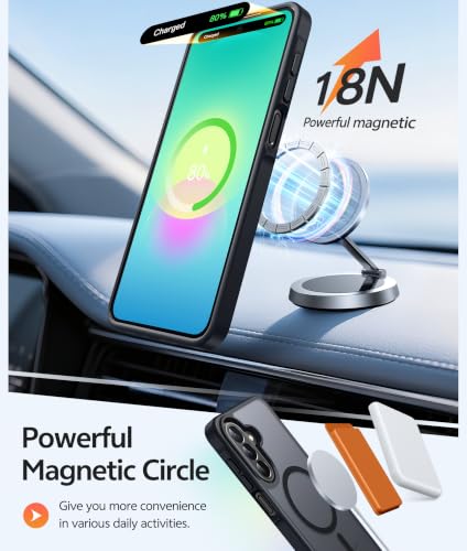 FNTCASE for Galaxy A27 5G Phone Case: for Samsung A27 Cases [Fit for Magsafe] [Screen Protector] Military Grade Drop Pro