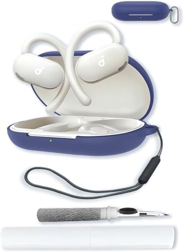 Anker Soundcore V20i�Ή��V���R���P�[�X �L�[�`�F�[���A�N���[�j���O�L�b�g�A�X�g���b�v�t���\�t�g�ی�ϏՌ��J�o�[ Anker Soundcore V20i�I�[�v���C���[�w�b�h�t�H���p �u���[