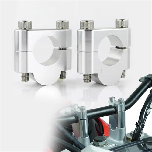 Pontets Risers Guidon 28mm en Aluminium Anodisé pour Moto MT125 et YZ85