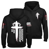 Popular Bible Verses to Choose From: Pick your favorite from 10 meaningful scriptures such as Philippians 4:13, Isaiah 41:10, Joshua 1:9, John 3:16, Romans 8:28 and more. Each hoodie carries a verse of encouragement, faith, and strength to remind you...