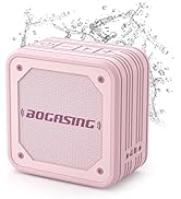BOGASING Bluetooth Lautsprecher, S8 Pro Tragbare Musikbox, Fantastischer Sound mit Bass, Kabellose Lautsprecher Boxen Bluetooth Box Wasserdicht, 15h Akku, EQ, AUX/TF-Karte, Mikrofon für Handy PC TV