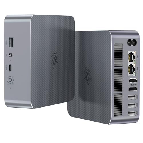 Image of Beelink EQi13 Mini PC, Intel Core i5 13500H(12C /16T, Up to 4.7GHz), 24GB LPDDR5 5200MHz 500GB PCle4.0 SSD, Mini Computer Dual HDMI Display 4K, Dual Gigabit LAN, WiFi6 /BT5.2 /Office Micro PC