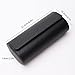 Gipsofila 3-Slot PU Leather Watch Roll Case, Black, Modern Watch Case with Removable Pillows for Travel and Storage