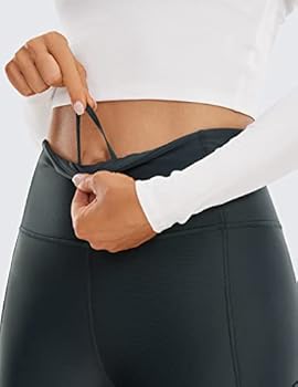 Mepaouo Girls Fleece Lined Leggings High Waist Thick Thermal Tights Kids Full Length Cotton Trousers Grey 10-12 Years