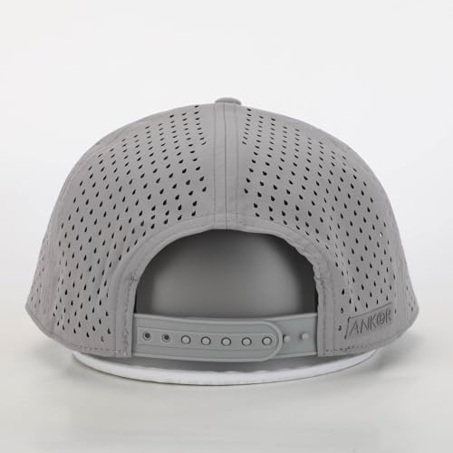Image of ANKOR Water-Resistant Performance Trucker Hat - Comfortable Men's Athletic Hat for Outdoors, Running, UPF 50