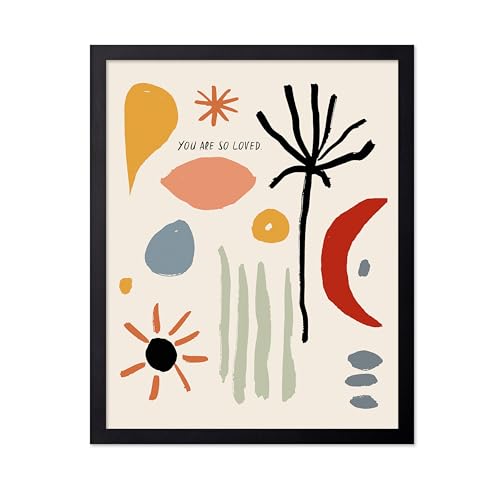 Monem Art Abstract Shapes Quote Print - Modern Minimalist Art
