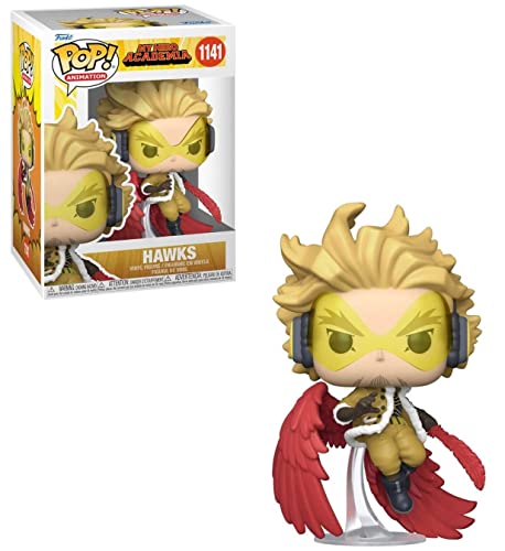 Pop My Hero Acadamia - Hawks Funko Vinyl Figure (Bundled With Compatible Box Protector Case), Multicolor, 3.75 Inches #TOP5