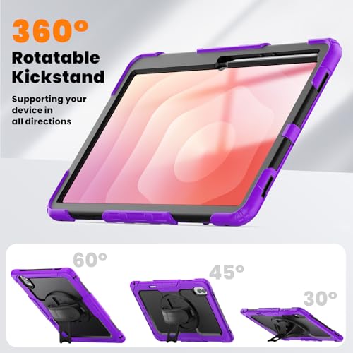Sauvez votre écran Galaxy Tab S11 Ultra 14.6 avec cette coque antichoc violette - 2