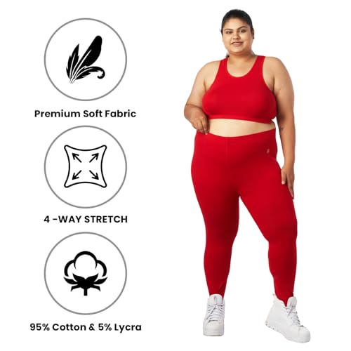 Image of BIGTEES Leggings Regular & Plus Size | Cotton Legging | Legging Full Coverage Tummy Controller | Leggings for Women