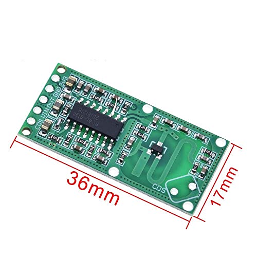 DollaTek 5PCS Mikrowellen-Radarsensor RCWL-0516 Schalter-Modul menschlicher Induktions-Brett-Detektor