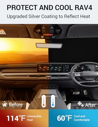 Image of Proadsy 2026 Upgrade Windshield Sun Shade Custom Fit Kia EV9 2024 2025 2026 Foldable Front Sunshade Protector Sun Visor Blocks UV Rays Keep Car Cooler Accessories