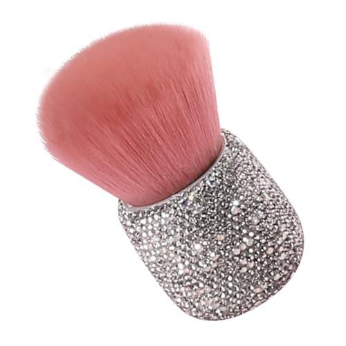 HAPINARY Blush Powder Makeup Brush Mushroom Head Design Soft Plastic Bristles Travel-sized Versatile Makeup Tool