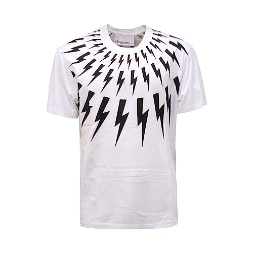 Neil Barrett 9758AP maglia uomo t-shirt ajustée homme mode italienne