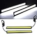 6PCs Universal Waterproof Car Trucks Daytime Running Light Lamp Super Bright 12V LED Strips COB Car Led Fog Light