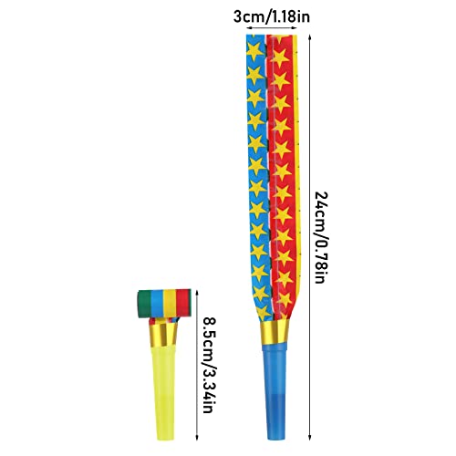 Abeillo 20 Stuks Blow Horn Noisemakers Grappige Party Blowouts voor Kinderen, Party Blowers Party Hoorns Noise Makers… - Image 3