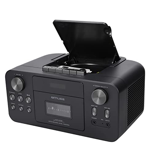 MUSE M-182 DB poste audio pour réécouter vos anciennes cassettes et CD