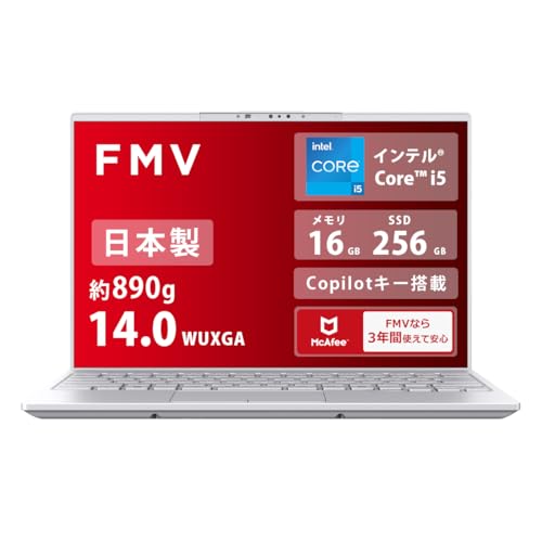 FMV �x�m�� �m�[�g�p�\�R�� ���{�� Note U WU3-K3 (Copilot�L�[����/��F�ؑΉ�/Win 11/14.0�^ �^�b�`�Ή�/Core i5/16GB/SSD 256GB/Office�Ȃ�) AZ_WU3K3_Z1020